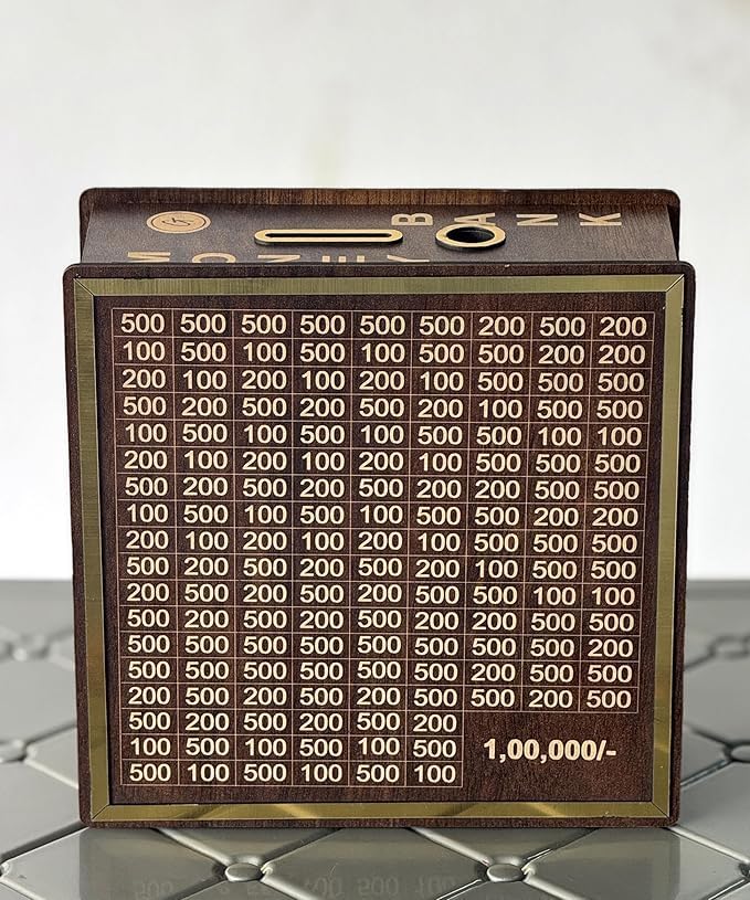 Savings Challenge Piggy Bank