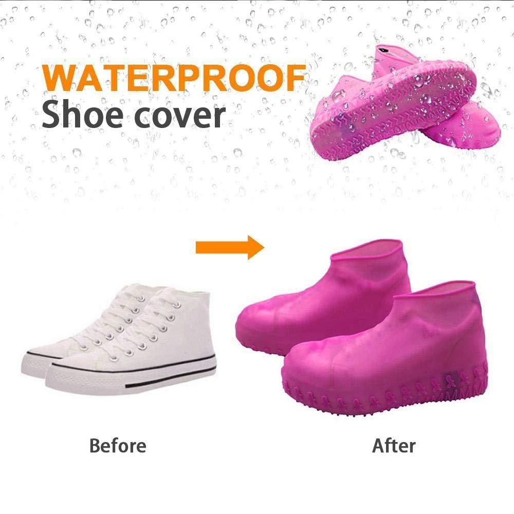 Shoe Cover-Silicone Reusable Anti skid Waterproof Shoe Protector